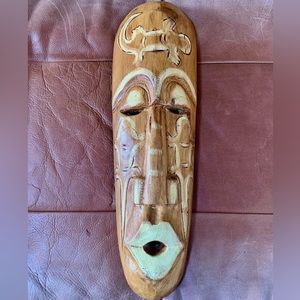 Wooden Hand Carved Tribal Mask